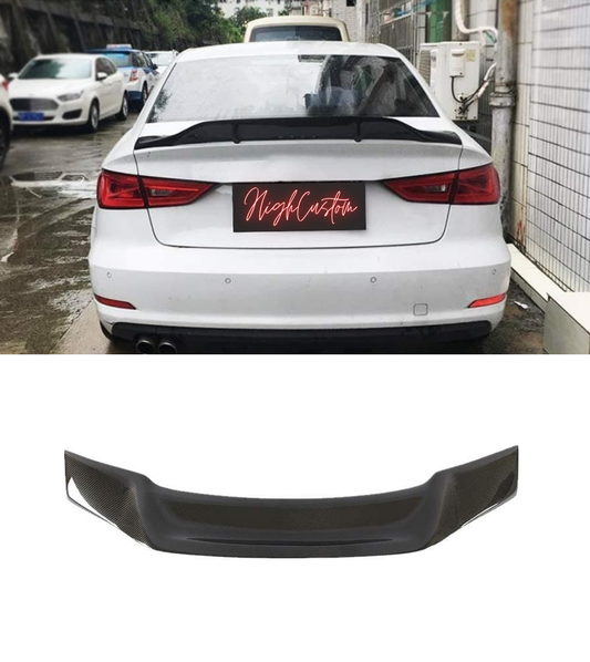 ALERÓN ROCKETBUNNY FIBRA DE CARBONO REAL AUDI S3 13-20