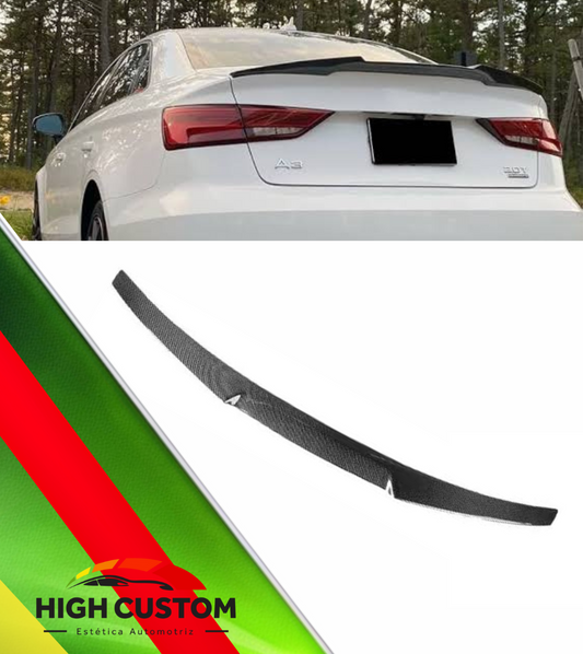 ALERON AUDI A3 14-20 FIBRA REAL