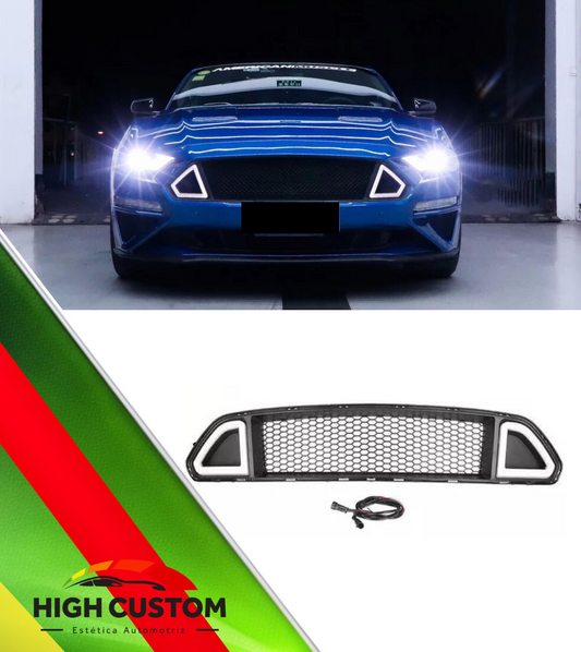 PARRILLA ESTILO RTR LED FORD MUSTANG 15-18